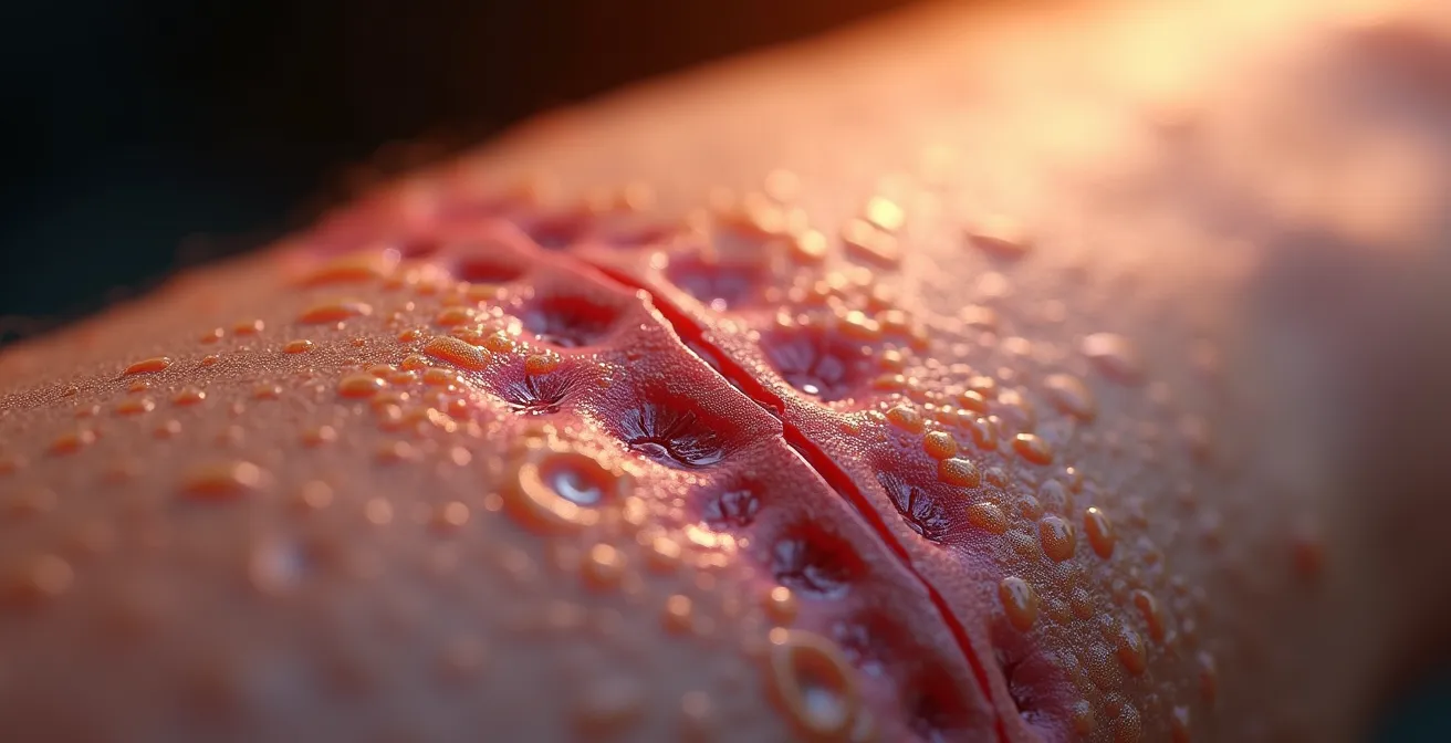 Détail médical montrant les zones à risque lors d'une immobilisation prolongée au sol